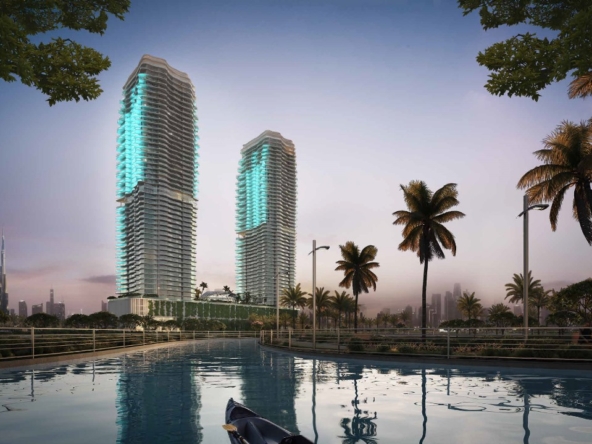 Studio apartment with private pool in laguna project for AED 600,000