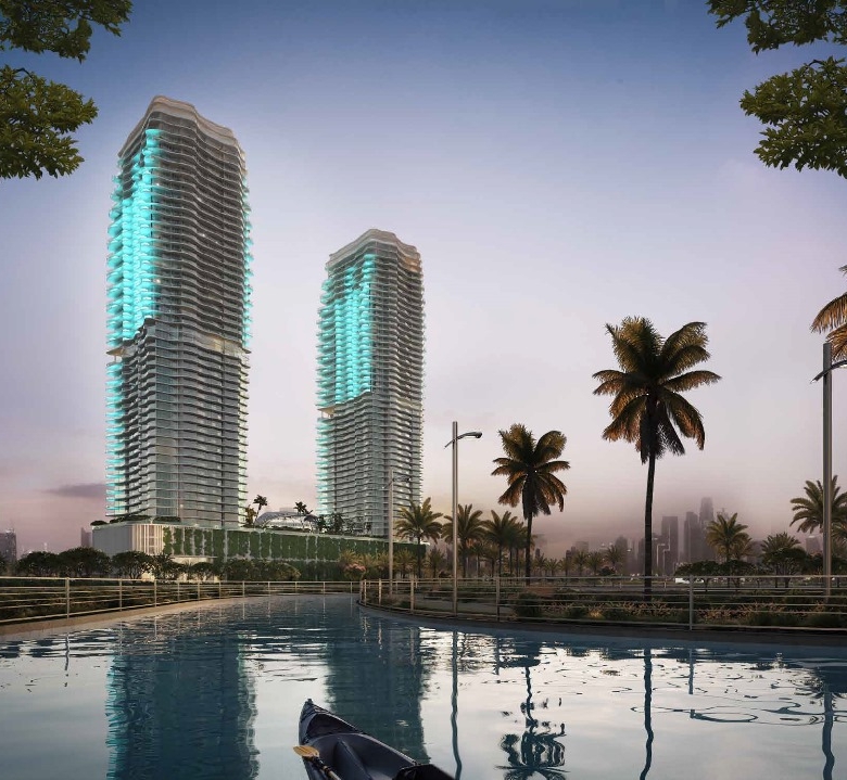 Studio apartment with private pool in laguna project for AED 600,000