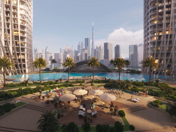 Apartment at an irresistible price near Burj Khalifa with only 20% down payment - Binghatti Skyrise