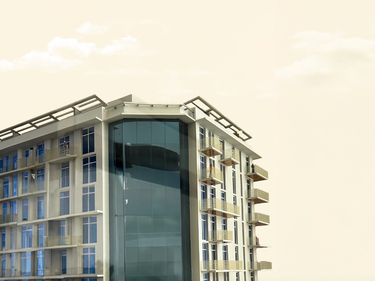 Luxury apartment with an area of 1,202 square feet in Bliss Homes project with handover within one month