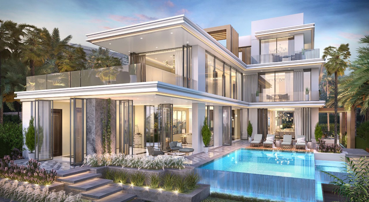 5-bedroom penthouse in Damac Islands – luxurious design with an area of 3,178 sq.ft and a special price