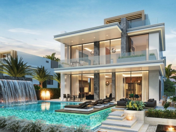 Luxury Townhouse, 2,208 sq.ft in Damac Island - Maldives , with Garden & Private Garage, Near Dubai Airport