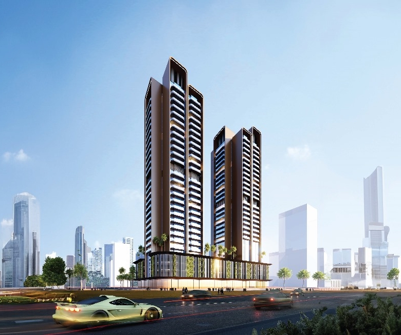 Your opportunity to own a two-bedroom apartment in Tiger Guzel Towers with a spacious area of 1,071 sq. ft