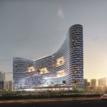 In the heart of Business Bay and just minutes away from Burj Khalifa, a two-bedroom apartment in Binghatti L'Aquatique