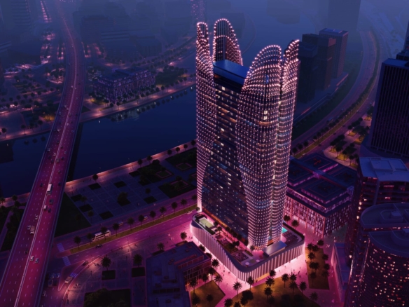 One-bedroom apartment in Binghatti Skyhall in the heart of Business Bay