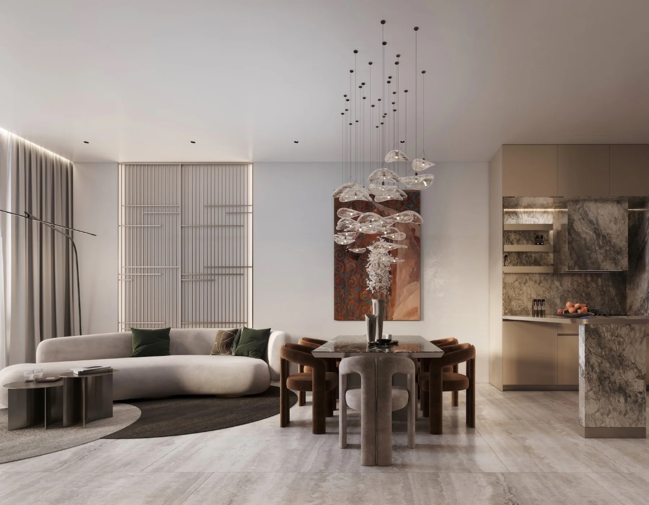 Dubai Islands – Appartement 3 chambres (2 365 pi²) dans Isolana Residences, avec 10 % d'acompte