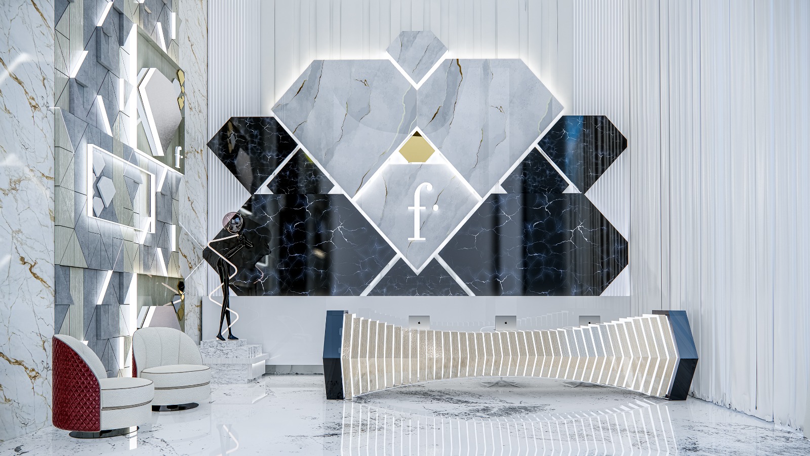 شقة بغرفتين نوم وحمام سباحة خاص في مشروع fashionz بمساحة واسعة 1177 قدم