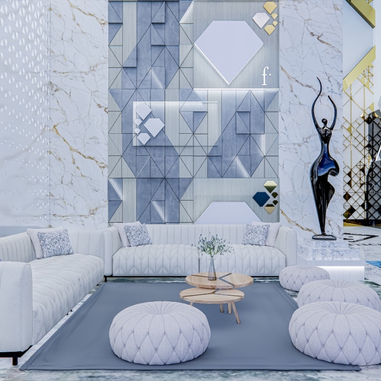 شقة بغرفتين نوم وحمام سباحة خاص في مشروع fashionz بمساحة واسعة 1177 قدم